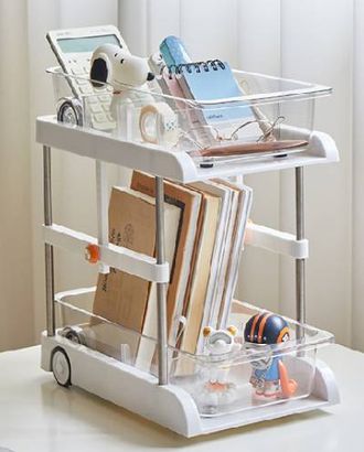 Выкатная полка лоток Adjustable Double Storoge Shef