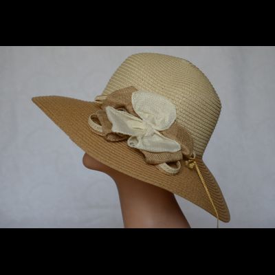 Шляпа Stefania Maiaroli 1637 бежевая