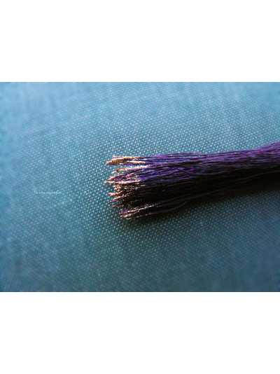 Брошь-орден "Мистический цветок" в фиолетово-золотой цветовой гамме