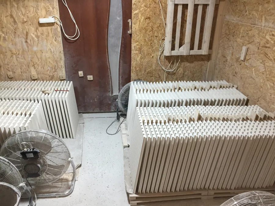 Панели в сушке