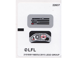 Sticker Sheet for Set 75091 - International Version - 21518/6116835, n/a (75091stk01a)