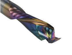 Фреза чистовая компрессионная спиральная 6x18 s6x50 Z2+2 HM