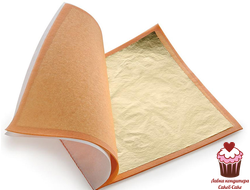 Пищевое золото, лист 14x14 см