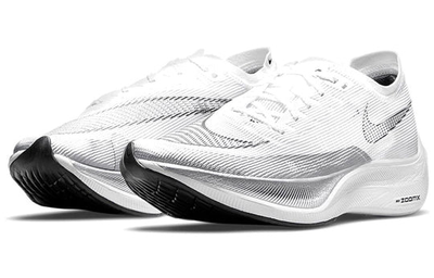 Удобная обувь для бега купить не дорого Кроссовки Nike ZoomX Vaporfly White Metallic SilverCU4111-10