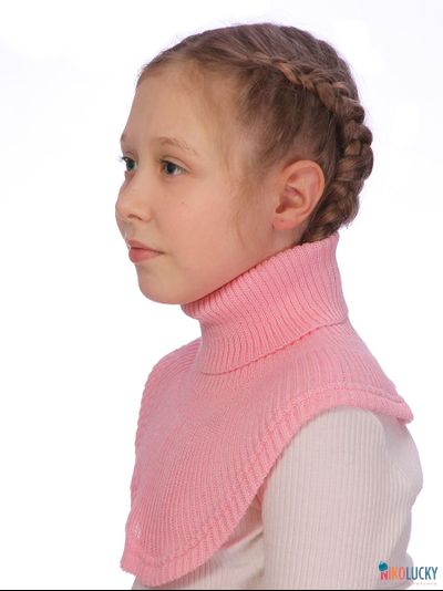 Манишка  21-32, цвет розовый р. 1( универсальный от 1 года)