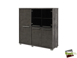 Шкаф трехсекционный левый Z-33-11л 1556*500*1538 (Ш*Г*В)