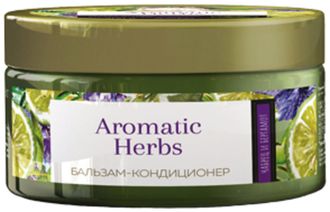 Бальзам-кондиционер AROMATIC HERBS "Чабрец и Бергамот" для жирных волос и проблемной кожи головы ROMAX, 300 г