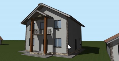 Двухэтажный дом с четырьмя спальнями 165м² (S44)