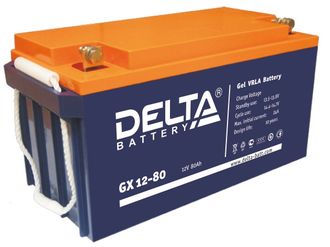 Гелевый аккумулятор Delta GX 12-80 (12 В, 80 А*ч)