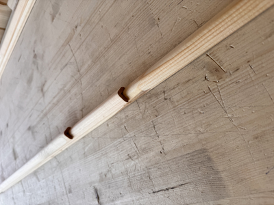 Угол деревянный 20х20 мм (3 метра)