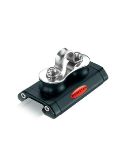 Каретка гика-шкота/стаксель-шкота Ronstan Серия 19 RC11910 85х47мм 500-1240кг с 2-мя шкивами Ø24мм для троса Ø6мм и скобой из нержавеющей стали AISI316