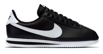 Nike Cortez (Черные с белым) кожа