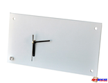 Стеклянные часы прямоугольные BL-28 30х15см