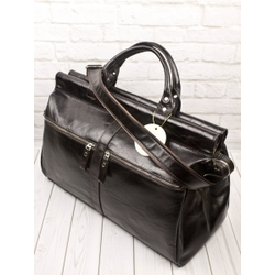 Кожаный саквояж Veano Premium brown (арт. 4004-52)