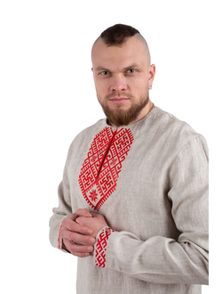 Рубаха "Сердечная" с вышивкой