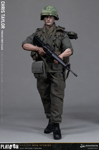 ПРЕДЗАКАЗ - Рядовой Крис Тейлор ("Взвод", Platoon) - Коллекционная ФИГУРКА 1/6 scale Platoon Chris Taylor (DMS046) - DAMTOYS ?ЦЕНА: 31700 РУБ.?