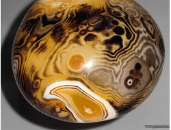 Агат, галтель. Мадагаскар. 55*47*30мм