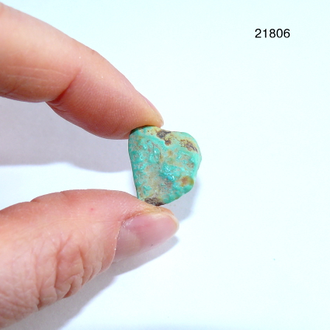 Бирюза натуральная (необработанная) Казахстан арт.21796: 2,6г - 17*17*8мм