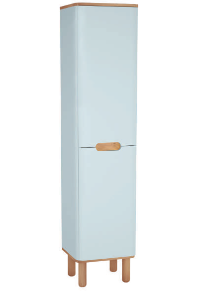 Пенал VitrA Sentо, с корзиной для белья, 40 см, цвет матовый белый, левосторонний, 60854