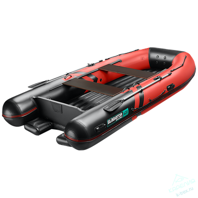 Лодка ПВХ Gladiator Jet E420SJet Красно-Чёрный