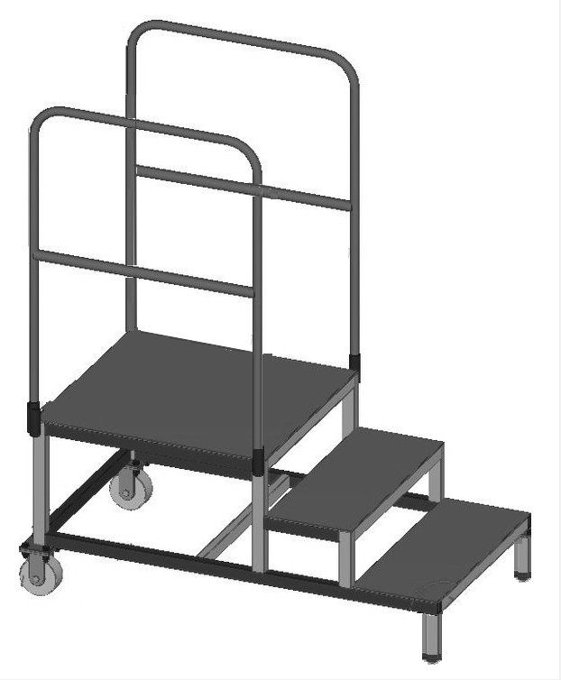 Лестница-подставка подкатная ЛПП 