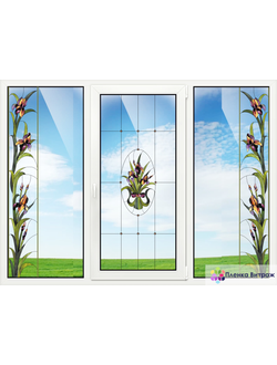 ВИТРАЖНАЯ ПЛЕНКА F-10