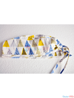 Медицинская шапочка "Елочки"