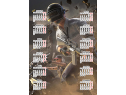 Календарь настенный PlayerUnknown’s Battlegrounds, PUBG, ПУБГ №2