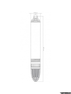 Насос скважинный погружной ДЖИЛЕКС Водомет ПРОФ 55/35 ОК