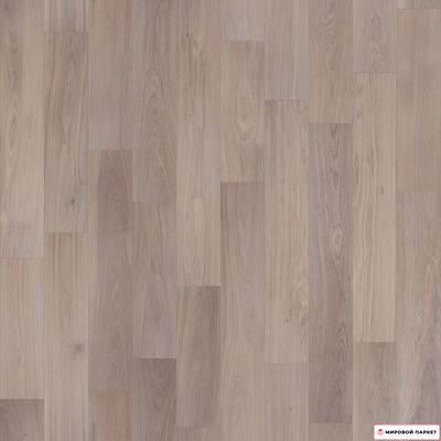 Инженерная доска Lab Arte Дуб Селект Чегет белый 180 мм 1-полосная с фаской лак шип-паз толщина 15 мм 1 м2