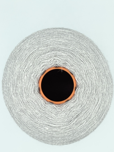 Filati Biagioli Modesto art. GINKO (филати биаджиоли модесто арт. гинко), состав: 46% WS кашемир, 27% SETA шёлк, 27% LINO лён, Nm. 2150 м в 100 гр. жемчужный серый