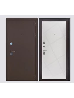 Дверь входная Классик М 2530 Эмаль белая