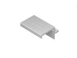 GOLA LED Профиль для верхней базы, под подсветку, врезная, для плиты 18 мм, Серебро крацованное, L=...мм  GA0818.VP540.SLXAN.CJ  ARISTO