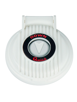 Кнопка палубная «вниз», белая.