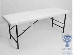 Кушетка складная 180/60 ЭКО, белый