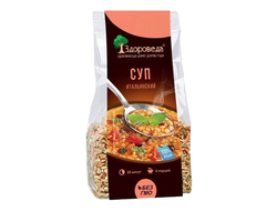 Суп "Итальянский" с красной чечевицей и макаронами, 250г (Здороведа)