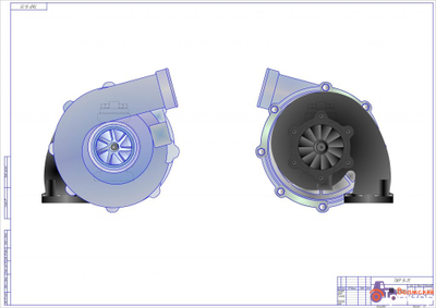 Турбокомпрессор для ЯМЗ-238 НД 3 - ТКР 9-11