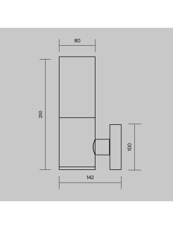 Настенный светильник (бра) Willis, O418WL-01GR