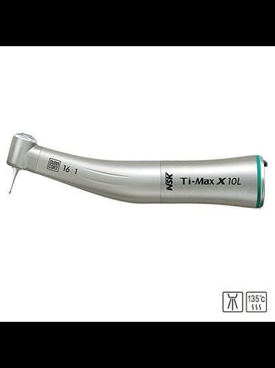 Ti-Max Z10L наконечник угловой 16:1, с подсветкой, 1-й внутренний спрей, для RA боров и фрез (2,35 мм)