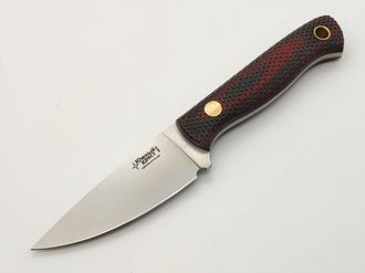 Нож Термит сталь N690 красно-черная микарта
