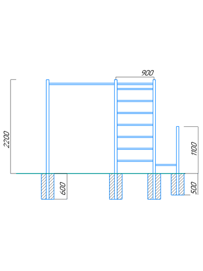 Спортивная площадка Workout W04.30