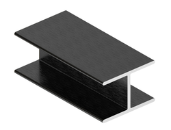 Стык для цоколя L=5400 Черный крацованное  GA0841.VP540.BKBAN.CJ  ARISTO *