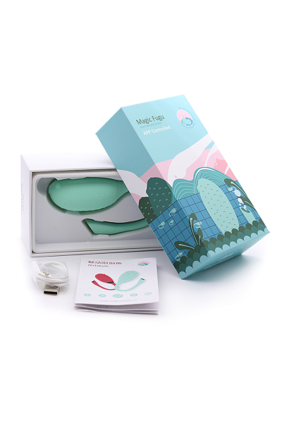 861144 Виброяйцо Magic Motion Fugu зеленый