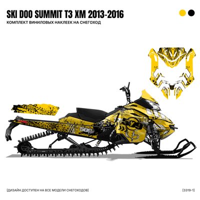Наклейки на снегоход SKI DOO summit T3 2013 2014 2015 2016 #3319-1