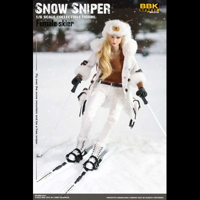 Лыжница-снайпер - КОЛЛЕКЦИОННАЯ ФИГУРКА 1/6 scale Snow Sniper (BBK018) - BBK