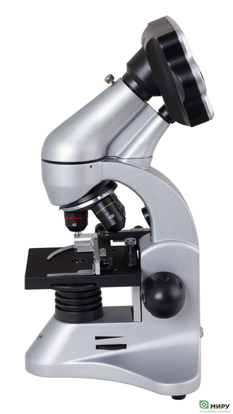 2.16.31 Цифровой микроскоп. Микроскоп цифровой Levenhuk D70L, монокулярный (в комплекте набор для опытов)