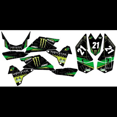 Наклейки на квадроцикл Suzuki LTR 450 ATV Quad #Monster