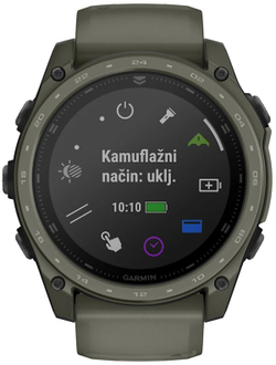Часы Garmin Tactix 8 - 51mm, Amoled Cerakote Olive Drab