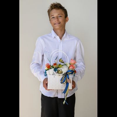 Цветочная композиция учителю / воспитателю № 859