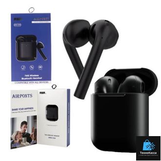 Наушники беспроводные AirPonts MRM IX50  с Анимацией+Wireless (black)